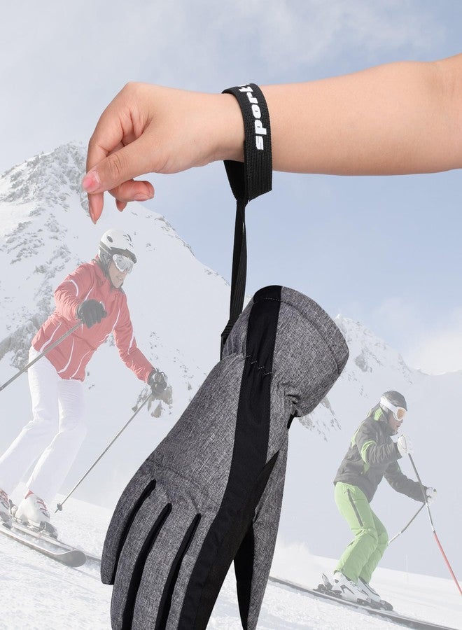 RunNico 4pcs Sport Glove Safety Strap - Elastic Ski Glove Leash Holder - Ski Gloves Leash Handcuffs for Hanging Gloves, Ideal for Skiing, Snowboarding, and Outdoor Activities - Image 4